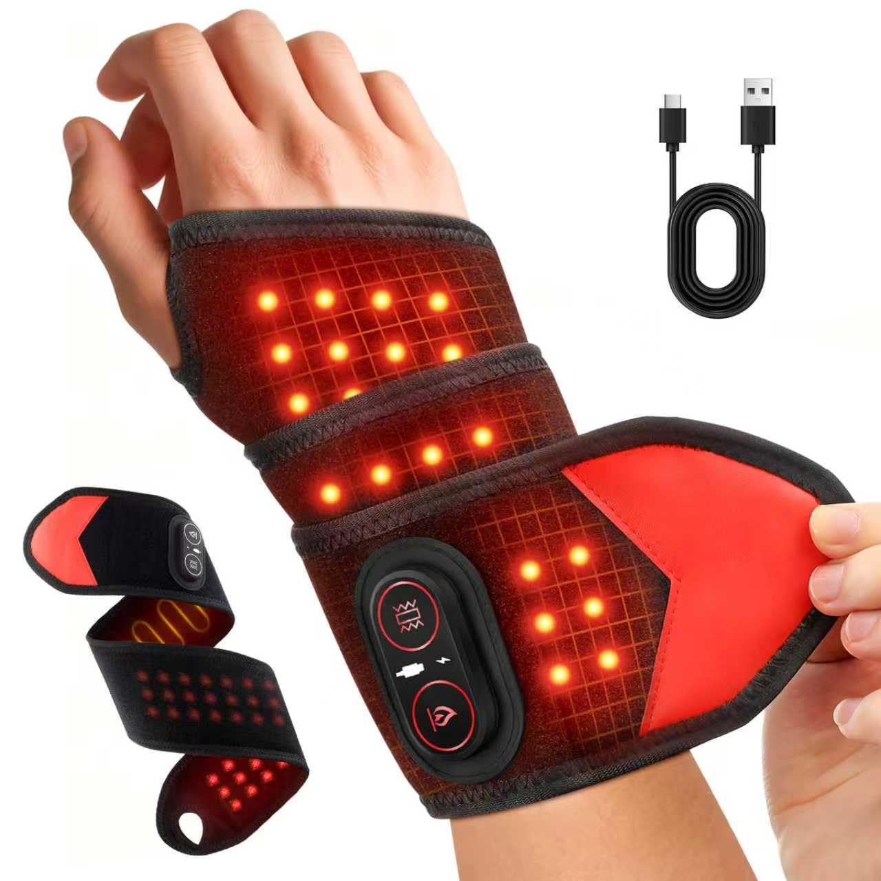 Knee Support Brace - Przenośny owijak do terapii światłem czerwonym
