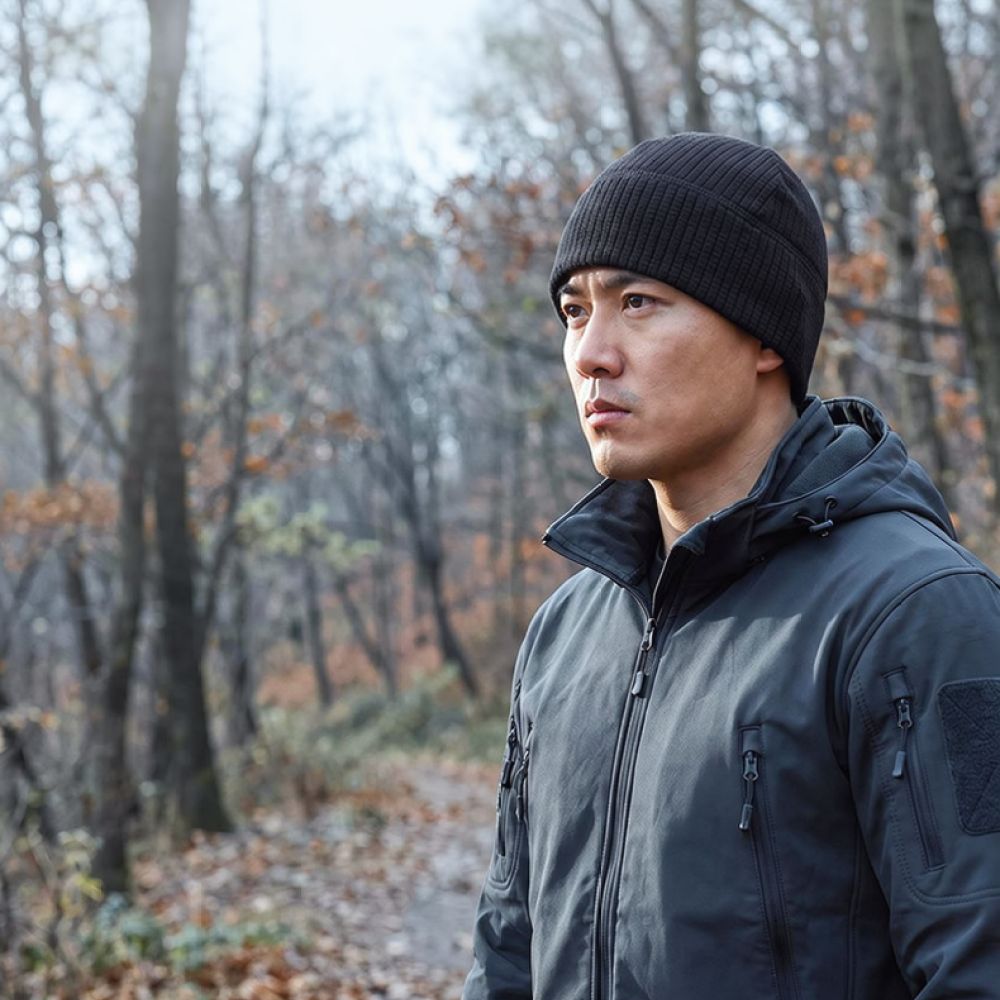 Running Gear Winter Men - Męska zimowa czapka z podszewką z