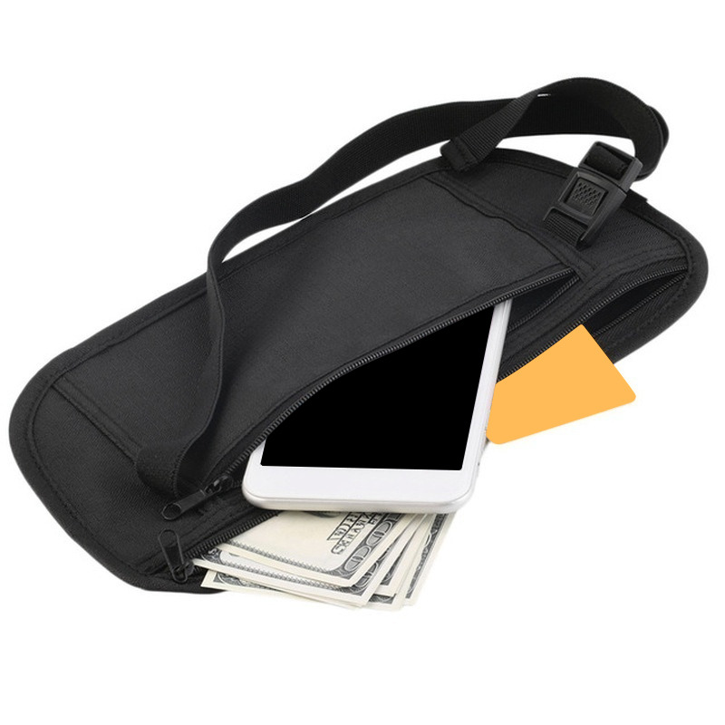 Running Gear Phone Holder - Niewidoczne podróżne saszetki biodrowe na paszport