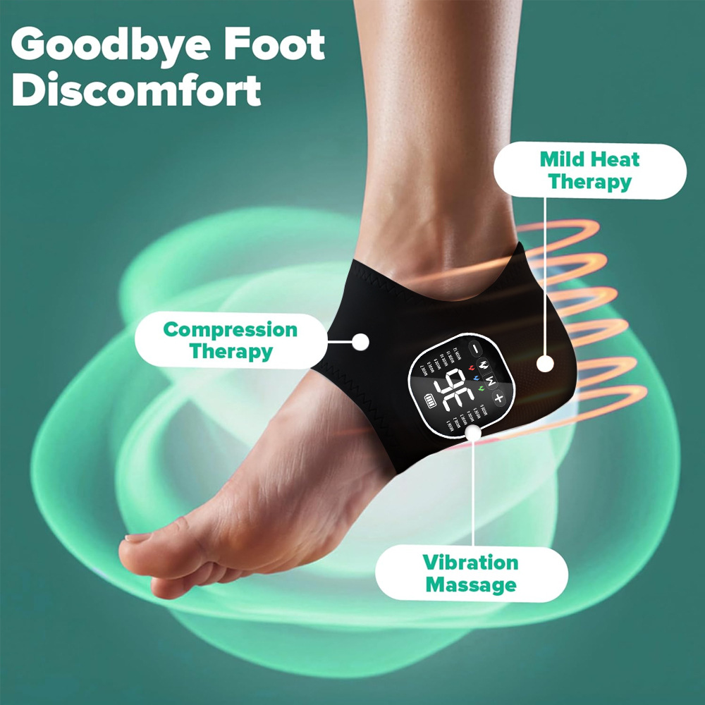 Knee Support Brace - Masażer EMS z funkcją podgrzewania, orteza