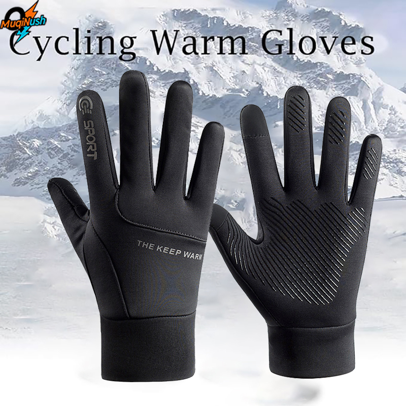 Running Gear Winter Men - Rękawiczki zimowe MuqiNush do jazdy na